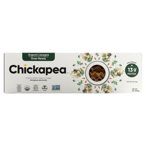 Chickapea, Bio-Lasagne, 8 Unzen (227 g)