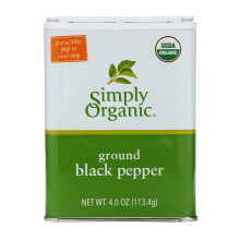 Simply Organic, Poivre Noir, 4 oz (113,4 g)