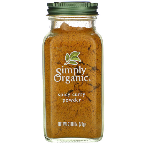 Simply Organic, Poudre de Curry Épicé, 2,8 oz (79 g)