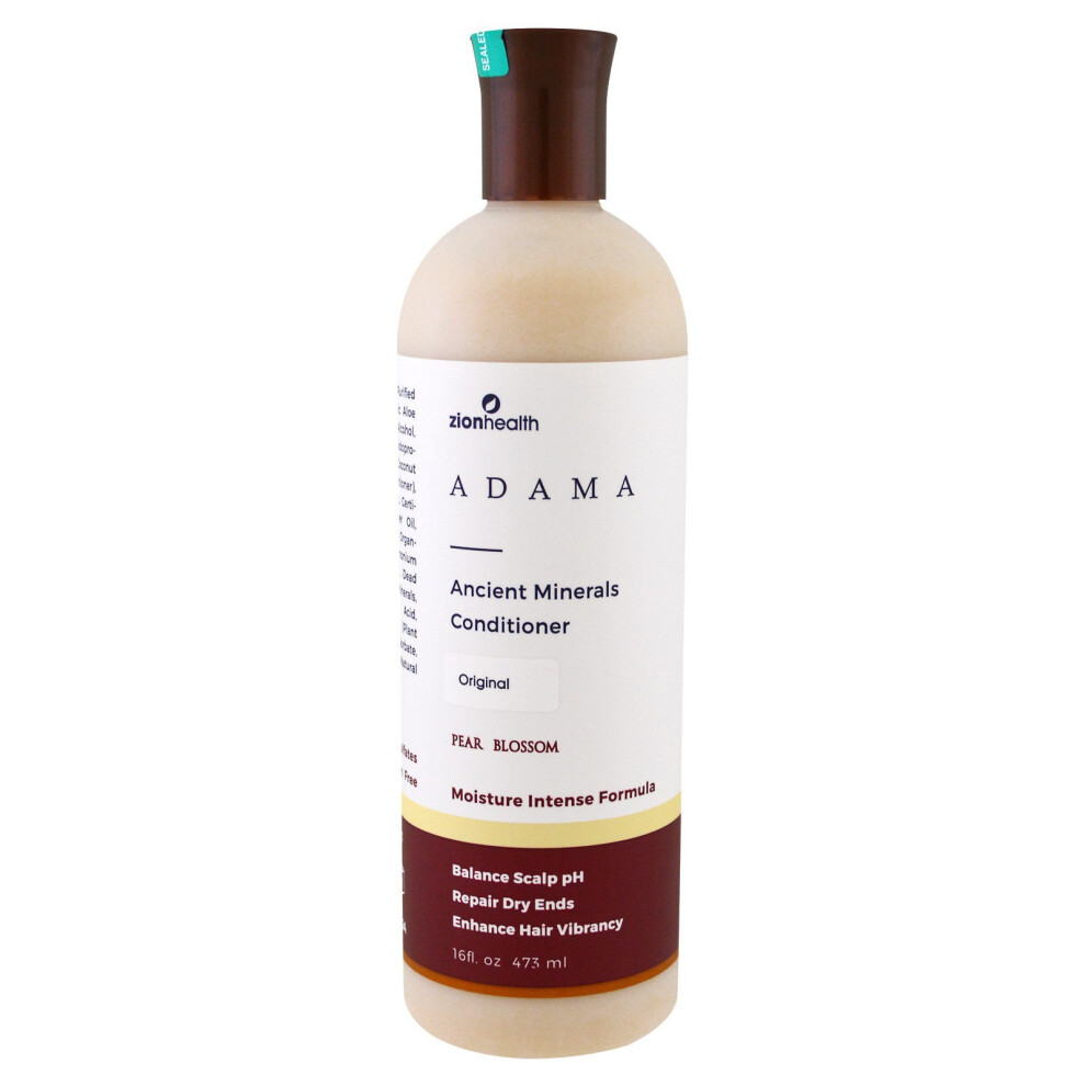 Zion Health , Adama, Ancient Minerals Conditioner, Pear Blossom, 16 Fl Oz (473 Ml)