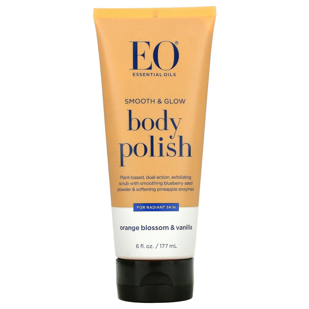 Eo Products Orange Body Polish, Blossom & Vanilla, 6 Fl Oz (177 Ml)
