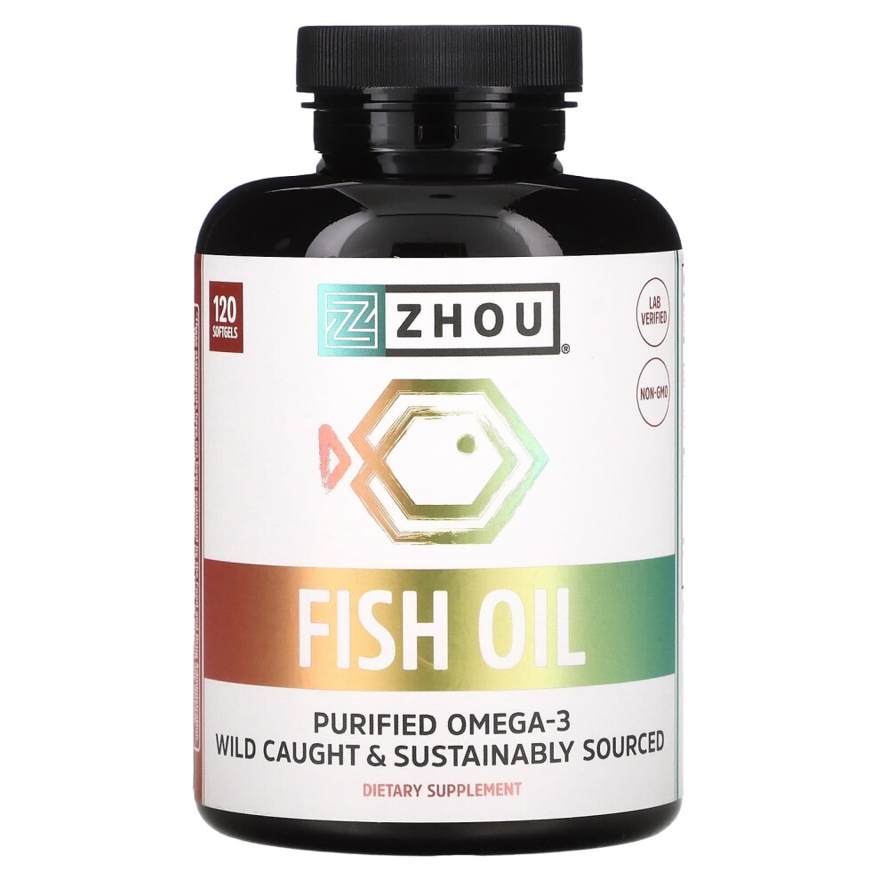 Zhou Nutrition , Fish Oil, 120 Softgels