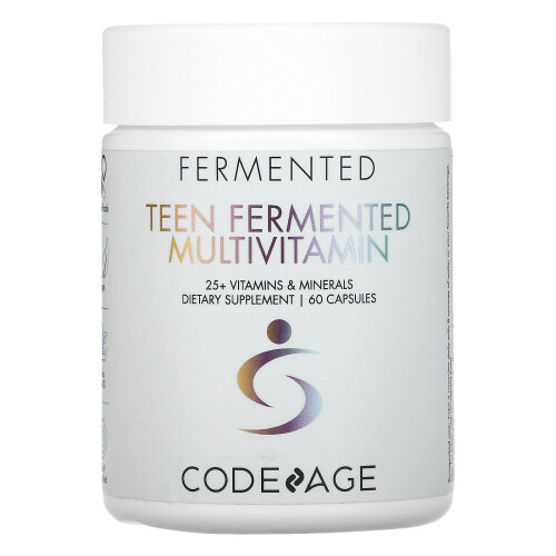 Codeage, Multivitamines Fermentées pour Adolescents+, 60 Gélules