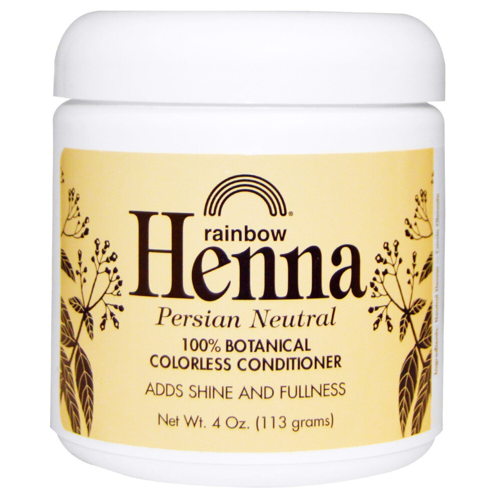 Rainbow Research , Henna, Colorless Conditioner, Neutral, 4 Oz (113 G) 4Oz
