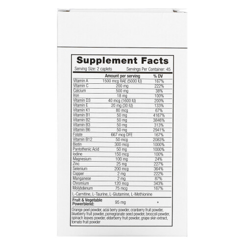 Vplab, Formule Multivitaminée Femme Ultra, 90 Comprimés 1