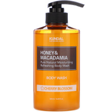 Spălătorie Corporală, Miere și Macadamia, Flori de Cireș, 16.9 fl oz (500 ml)