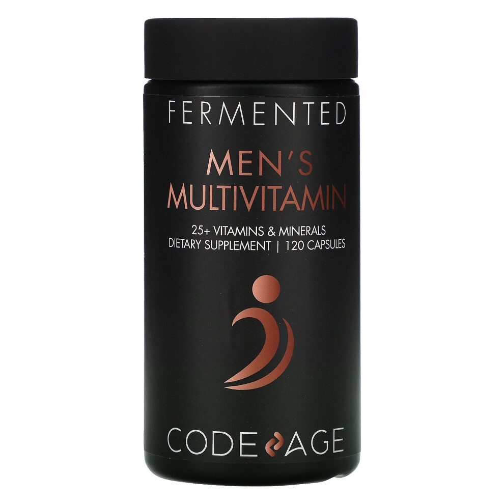 Codeage , Fermented, Men's Multivitamin, 120 Capsules