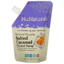 NuNaturals, NuStevia, Gießfertiger Gesalzener Karamell-Geschmack Sirup, 6,6 fl oz (0,2 l)