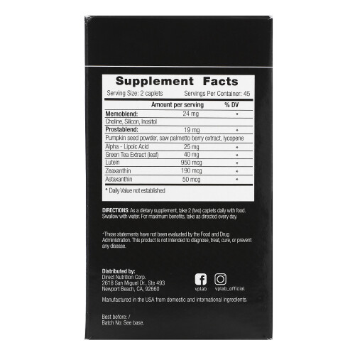 Vplab, Formule Multivitaminée Sport Homme Ultra, 90 Comprimés 2