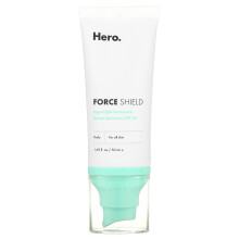 Hero Cosmetics Force Shield Superlight Suncreen SPF 30 - tous les jours SPF 30 pour la peau sujette l'acn avec une surtension verte d'oxyde de