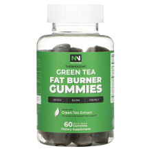 Nobi Nutrition, Grüntee Fettverbrenner-Gummis, 60 Pektin-basierte Gummis