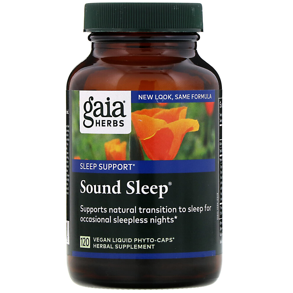 Gaia Herbs , Sound Sleep, 120 Vegan Liquid Phyto-Caps