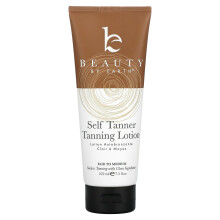 Beauty By Earth, Selbstbräuner, Sonnenlose Bräunungslotion, Hell bis Mittel, 7,5 fl oz (222 ml)
