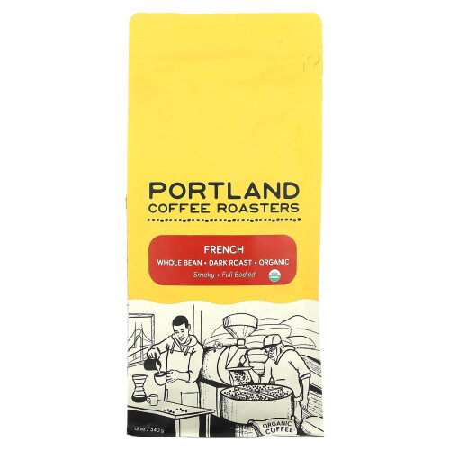 Café Bio, Grain Entier, Torréfaction Foncée, Français