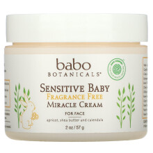 Babo Botanicals, Sensitive Baby Wunder-Gesichtscreme, Duftstofffrei, 2 oz (57 g)