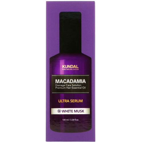 Kundal, Sérum de Macadâmia, Musk Branco, 3.38 fl oz (100 ml) 1