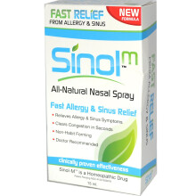 Sinol, SinolM, All-Natural Nasal Spray, Schnelle Allergie- & Nebenhöhlen-Erleichterung, 15 ml