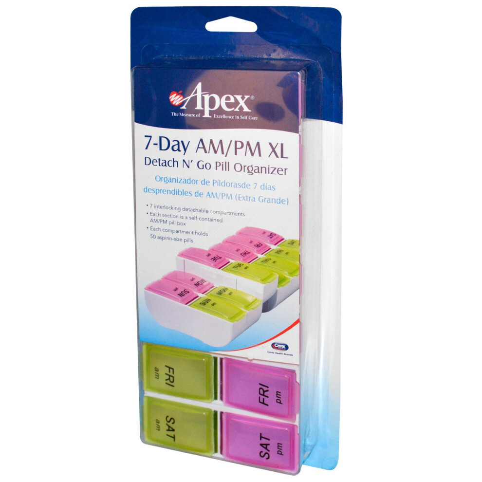 Apex , 7-Day Am/Pm Xl, 1 Pill Organizer