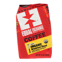 Equal Exchange, Café Biologique, Mélange du Matin, Moulu, Torréfactions Moyenne et Française, 12 oz (340 g)