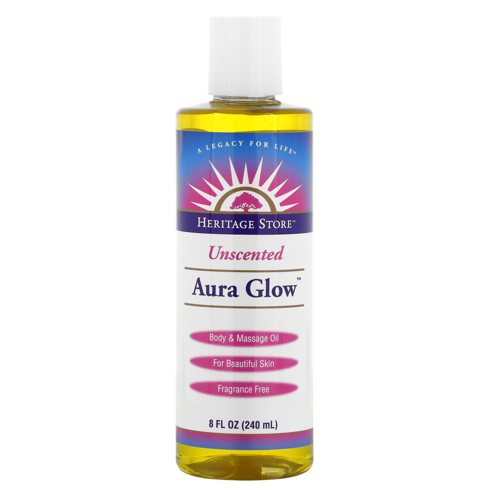 Heritage Store , Aura Glow, Unscented, 8 Fl Oz (240 Ml)
