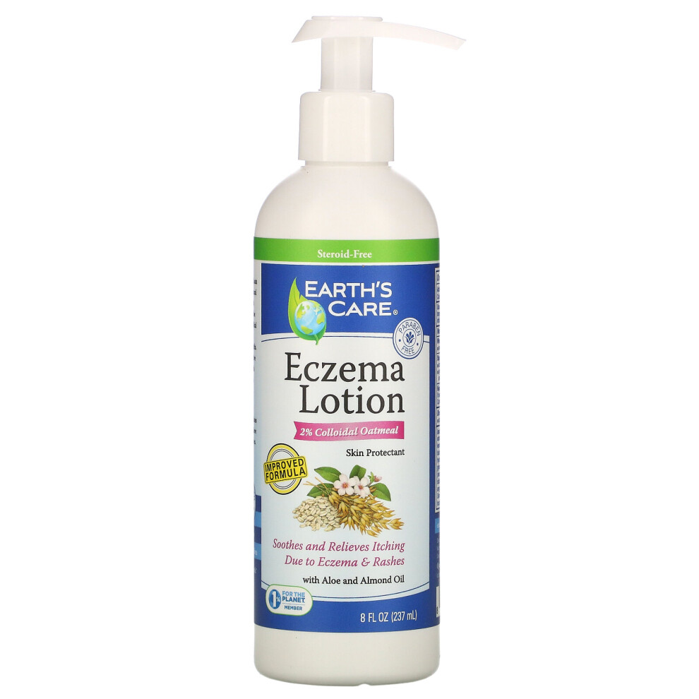 Earth's Care , Eczema Lotion, 2% Colloidal Oatmeal, 8 Fl Oz (237 Ml)
