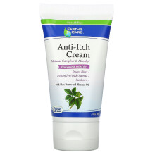 Earth's Care, Crème Anti-Démangeaisons, au Beurre de Karité et à l'Huile d'Amande, 2,4 oz (68 g)