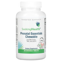 Seeking Health, Essentiels Prénatals, 60 Comprimés à Croquer