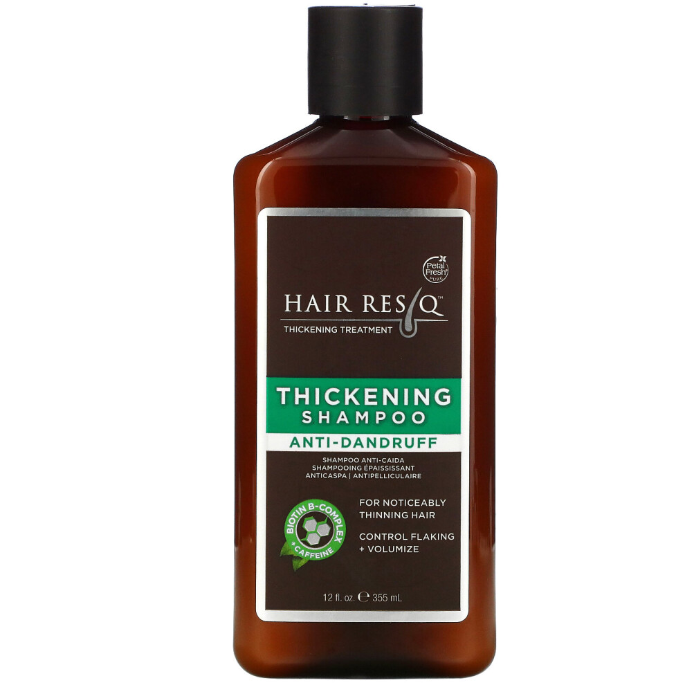 Petal Fresh , Hair Resq, Thickening Shampoo, Anti-Dandruff, 12 Fl Oz (355 Ml)