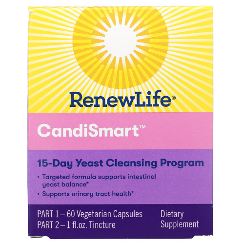 Renew Life Renew Life, CandiSmart, 15-Day Yeast Cleansing Program, 2 Part Program