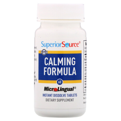 Superior Source, Formule Apaisante, 60 comprimés MicroLingual à dissolution instantanée 2