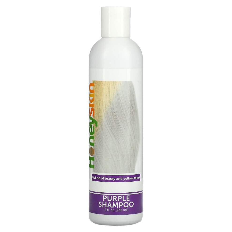 Honeyskin Purple Shampoo, 8 Fl Oz (236 Ml)