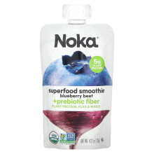 Noka, Superfood Smoothie + Präbiotische Ballaststoffe, Blaubeere Rote Bete, 4,22 oz (120 g)