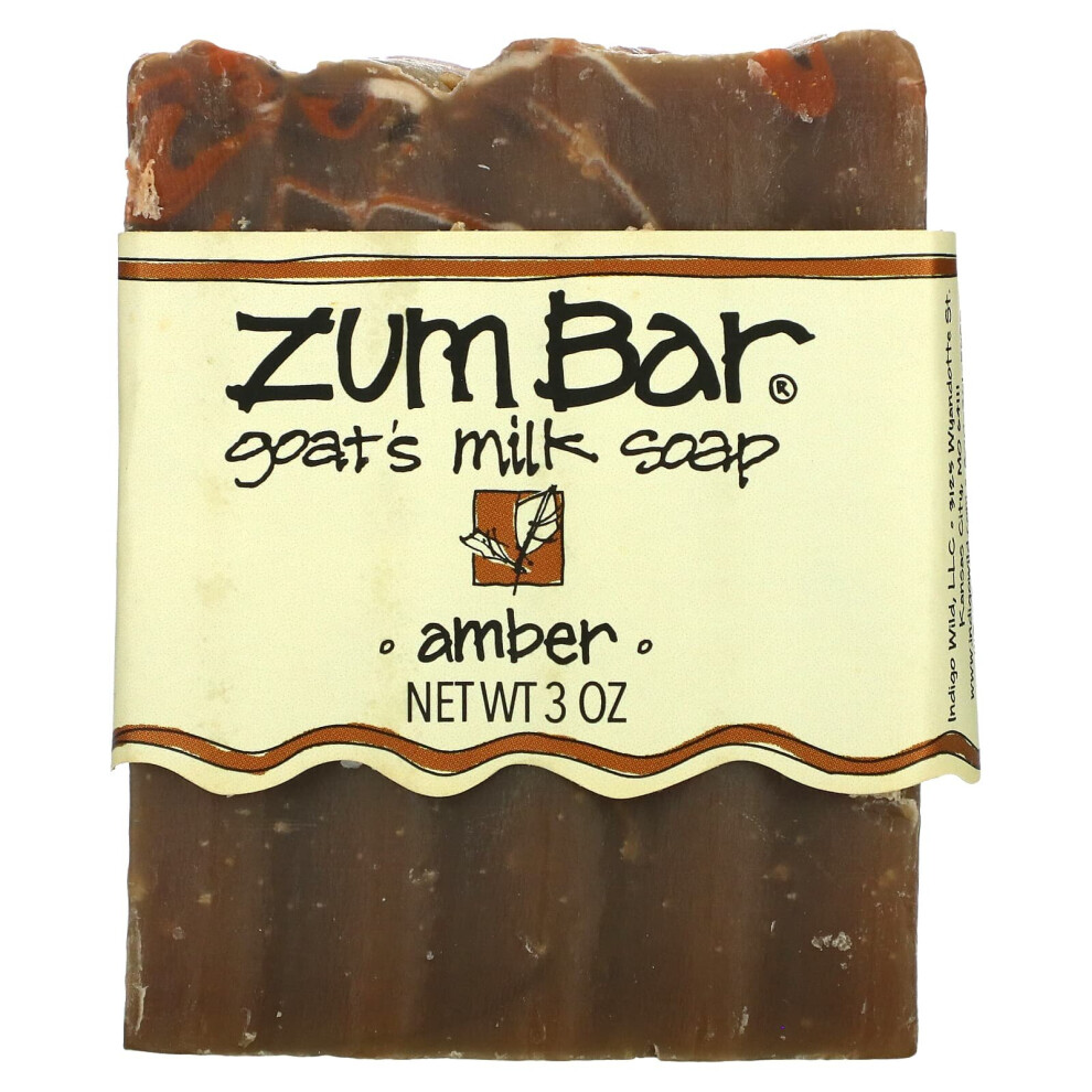 Zum Amber Bar, Goat's Milk Soap, 3 Oz