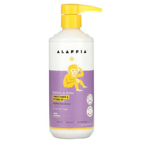 Alaffia Balsamo e Districante Limone e Lavanda per Bambini, 16 oz