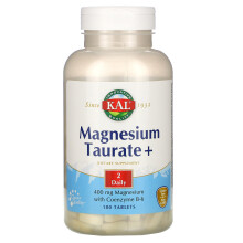KAL, Magnesiumtaurat +, 400 mg, 180 Tabletten (200 mg pro Tablette)