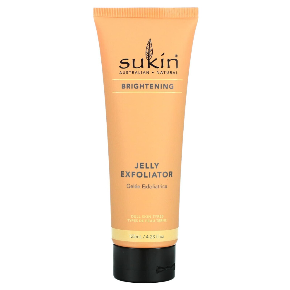 Sukin , Jelly Exfoliator, Brightening, 4.23 Fl Oz (125 Ml)