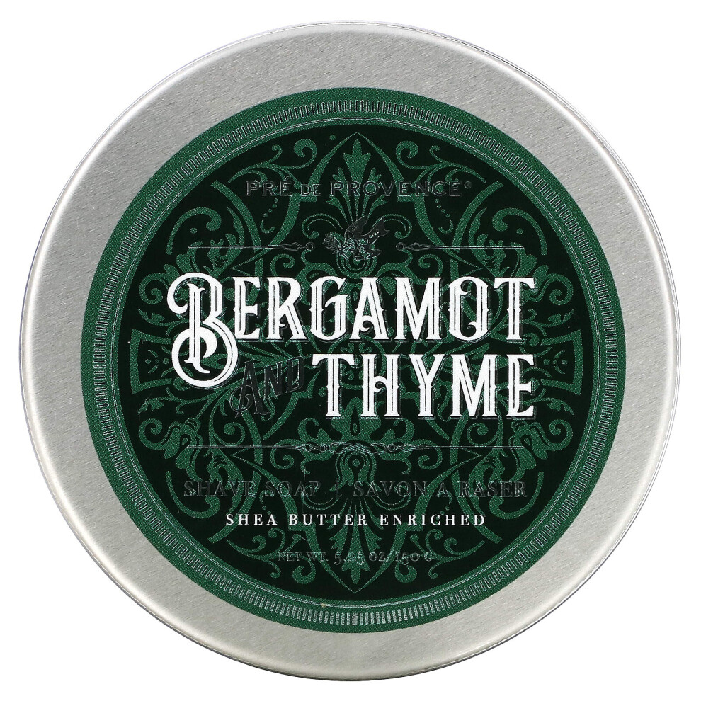 European Soaps, Llc European Soaps, Shave Soap, Bergamot And Thyme, 5.25 Oz (150 G)