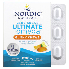 Nordic Naturals, Ultimate Omega, Tropische Frucht, 1.200 mg, 54 Gummibärchen (600 mg pro Gummibärchen)