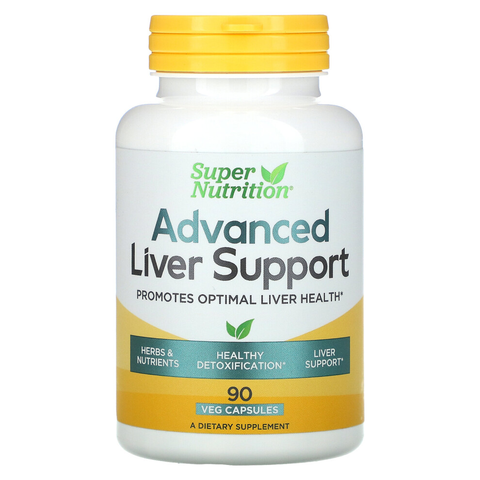 Super Nutrition , Advanced Liver Support, 90 Veg Capsules