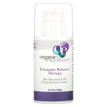 Organic Excellence, Feminine Balance Therapy, Bio-identische USP-Progesteron-Creme, 3,3 fl oz (100 g)