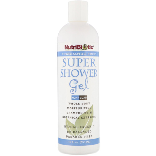 Nutribiotic Super Duschgel, Parfymfritt, 12 Fluid Ounce