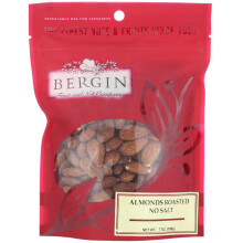 Bergin Fruit and Nut Company, Geröstete Mandeln, Ohne Salz, 7 oz (198 g)