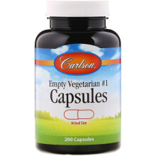Carlson, Leere Vegetarische #1 Kapseln, 200 Kapseln