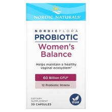 Nordic Naturals, Nordic Flora Probiotikum, Frauen-Balance, 60 Milliarden KBE, 30 Kapseln