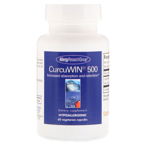 Allergy Research Group Allergy Research Group, CurcuWin 500, 60 Vegetarian Capsules
