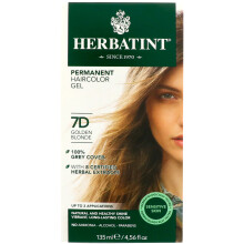 Herbatint, Dauerhaftes Haarfärbegel, 7D, Goldblond, 4,56 fl oz (135 ml)