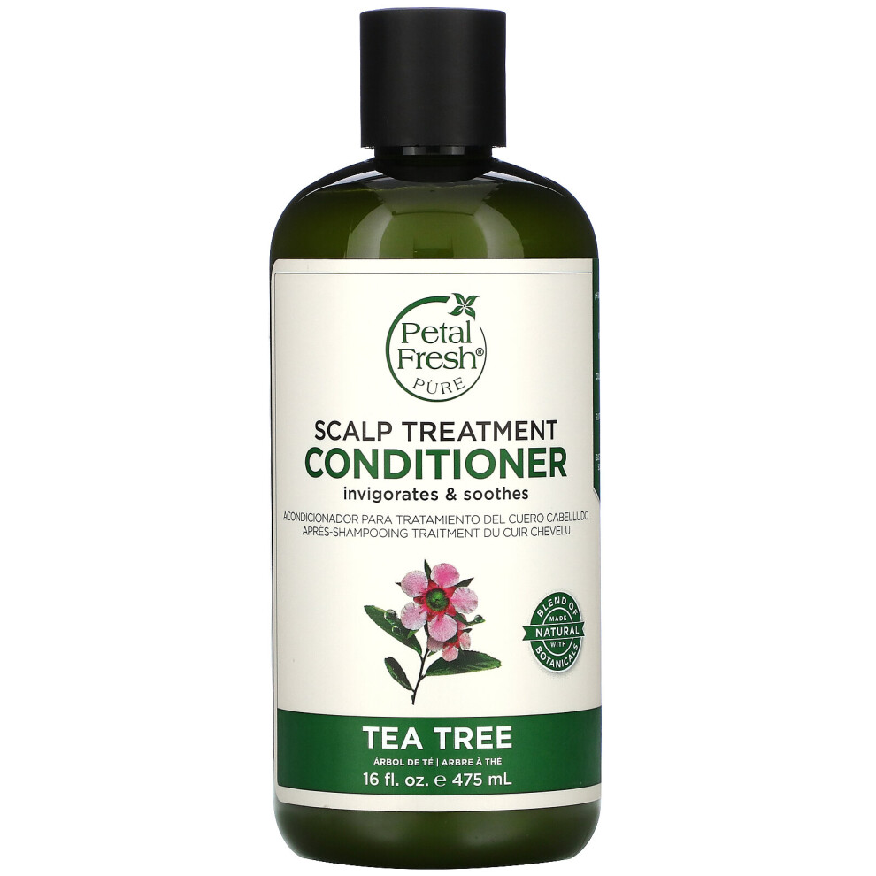 Petal Fresh , Scalp Treatment Conditioner, Tea Tree, 16 Fl Oz (475 Ml)