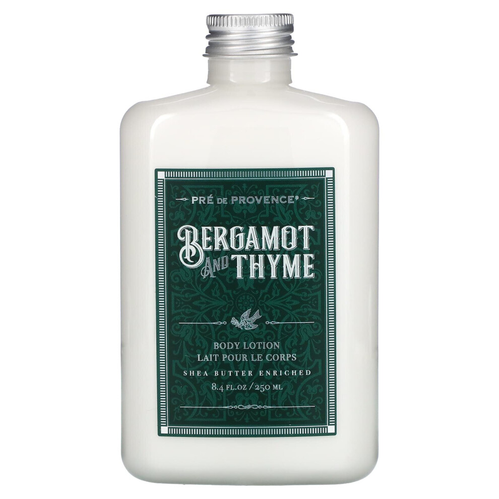 European Soaps, Llc European Soaps, Body Lotion, Bergamot And Thyme, 8.4 Fl Oz (250 Ml)