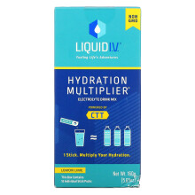Liquid I.V., Hydration MultiplierÆ, Mélange pour Boisson Électrolytique, Citron Vert, 10 Sachets Bâtonnets, 0,56 oz (16 g) Chacun