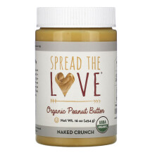 Spread The Love, Bio-Erdnussbutter, Naked Crunch, 16 oz (454 g)